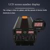 Power Inverter DC 12V/24V to AC 220V Converter Home Pure Sine Wave Inverter with Double Heat Sink Fan and Voltage LCD Display for Car, Truck, Van, Lorry, Camper,3000W-24V/220V view 4