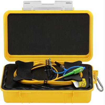 Dong Yong SC/APC-FC/UPC 500M 1KM 2KM SM Fiber Optic OTDR Launch Cable Box SC APC to FC UPC (500M)