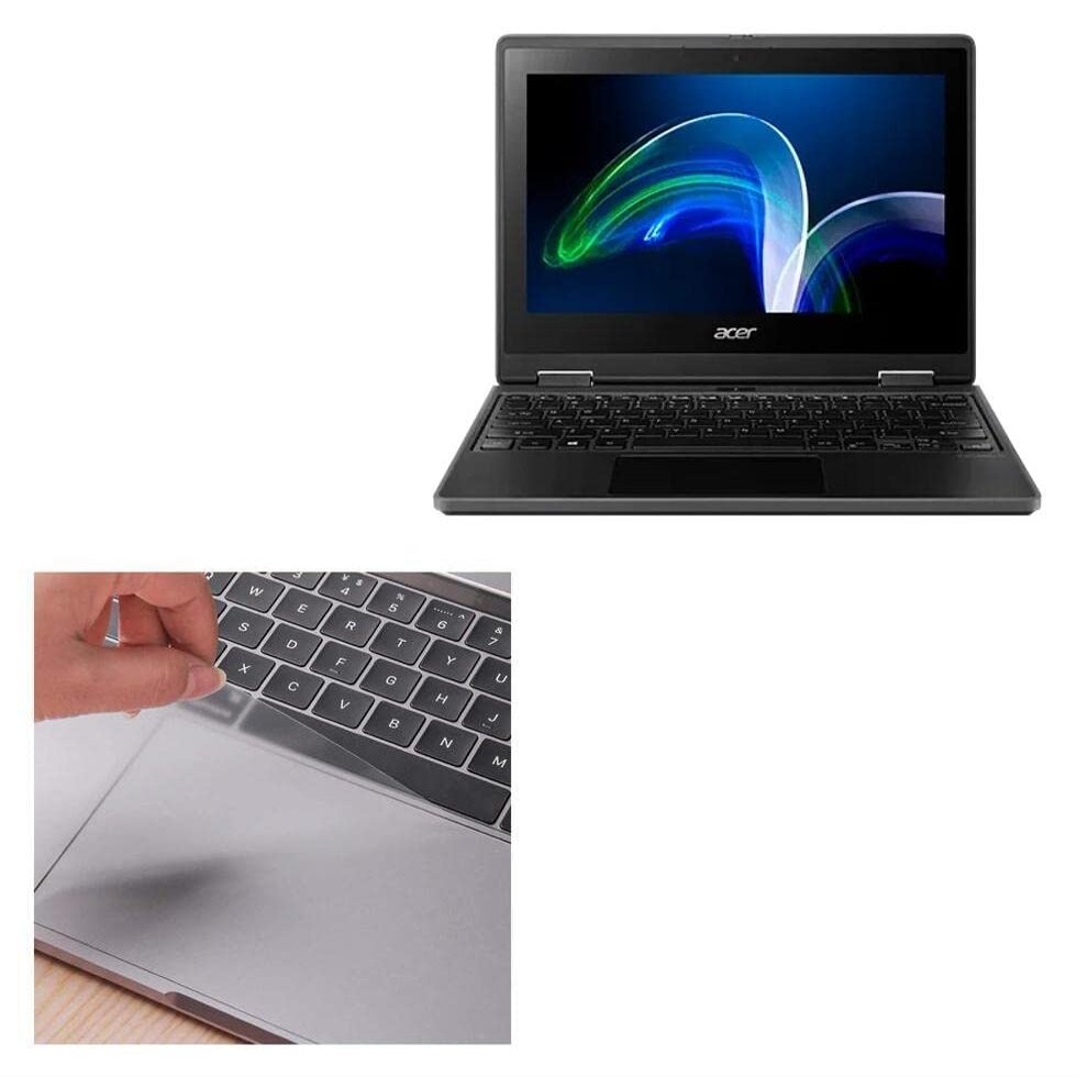 BoxWave Touchpad Protector Compatible with Acer TravelMate Spin B3 (TMB311RN-32) - ClearTouch for Touchpad (2-Pack), Pad Protector Shield Cover Film Skin