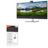 BoxWave Screen Protector Compatible with Dell 34 Curved Video Conferencing Monitor (C3422WE) - ClearTouch Anti-Glare (2-Pack), Anti-Fingerprint Matte Film Skin view 1