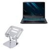 BoxWave Stand and Mount Compatible with Acer Predator Helios 300 (PH315-53) - Executive VersaView Laptop Stand, Ergonomic Adjustable Viewing Angle Metallic Riser - Metallic Silver view 1