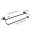 Double Layer Slipper Stand, Shoe Rack, Bathroom Towel Holder Storage Organizer, Pot Cover Rack, Multifunctional Door Shoe Hangers, Wall Mounted (Size : 80 * 6 * 13cm) view 2