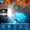 LetonPower Diving Flashlight, L24 12000Lumens Dive Light,100m Underwater Video Light, Scuba Dive Lights, Underwater flashlights with Type-C Charging for Professional Under Water Sports view 3