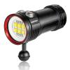 LetonPower Diving Flashlight, L24 12000Lumens Dive Light,100m Underwater Video Light, Scuba Dive Lights, Underwater flashlights with Type-C Charging for Professional Under Water Sports view 4