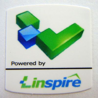 VATH Powered by Linspire Linux Sticker 19 x 24mm [474]