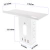 Swivel Power Outlet Charging Tower Station Shelf - 6 Spin Rotating Wall Charger Ports + 3 Fast Charging USB - Electrical Socket Power Stand Holder - Space Saving + Surge Protector view 2