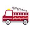 Mud Pie Fire Truck Wood Night Light view 1