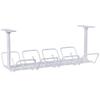 Zerodeko 1set under Desk Cable Organizer Rack Non-punching Wire Storage Basket Compact Design for Kitchen view 1