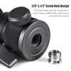 Andoer Double Use Mini Spherical Head Adapter 1/4 Inch Screw Connection and Cold Slide Aluminum Alloy 360 Swivel with Large Magnetic Base Capacity view 3