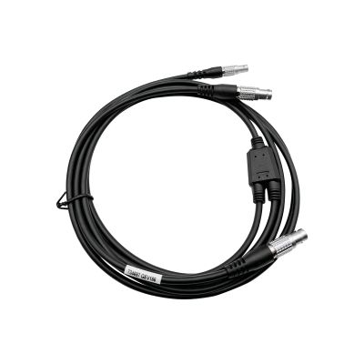 LS2015 New GEV186734697 Y-Cable Compatible for Total Station TPS1200 RX1200 GPS Host External Battery GEB171