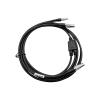 LS2015 New GEV186734697 Y-Cable Compatible for Total Station TPS1200 RX1200 GPS Host External Battery GEB171 view 1