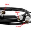 LS2015 New GEV186734697 Y-Cable Compatible for Total Station TPS1200 RX1200 GPS Host External Battery GEB171 view 2