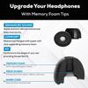 SONICFOAM (SFAir-1-2 Pro Small/Medium/Large Black) Memory Foam Earbud Tips - Compatible with AirPods Pro 1st & 2nd Gen - (6 Pack / 3 Pairs) view 3