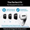 SONICFOAM (SFAir-1-2 Pro Small/Medium/Large Black) Memory Foam Earbud Tips - Compatible with AirPods Pro 1st & 2nd Gen - (6 Pack / 3 Pairs) view 4