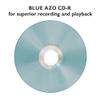 Optical Quantum Music Digital Audio Silver Top 700MB 52x Blue AZO CD-R with Noise Free Playback for Optimal Audio Music Recording, 100 Discs view 4