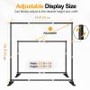 EMART 8x8 ft Heavy Duty Banner Stand Kit, Adjustable Frame for Step and Repeat Backdrops, Ideal for Photography, Trade Shows, and Photo Booths view 2