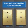 LIDER Reflective 0.406" Diameter Hole Phone Cable Wall Plate, Acrylic view 4