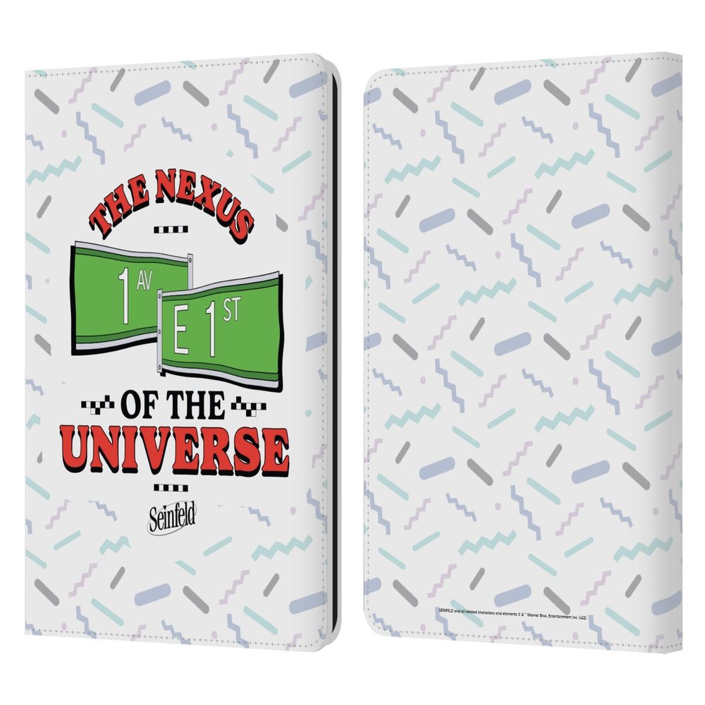 Head Case Designs Officially Licensed Seinfeld Nexus of The Universe Graphics Leather Wallet Case Compatible with Kindle Paperwhite 1/2 / 3