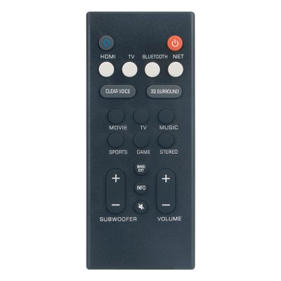 ALLIMITY VCQ9140 Replaced Remote Control Fit for Yamaha Soundbar Sound Bar Audio Speaker System YAS-109 YAS-209 ATS1080 ATS-1090 ATS-2090 ATS-1080 YAS-1080 VAF7640 ATS2090 YAS109 YAS1080