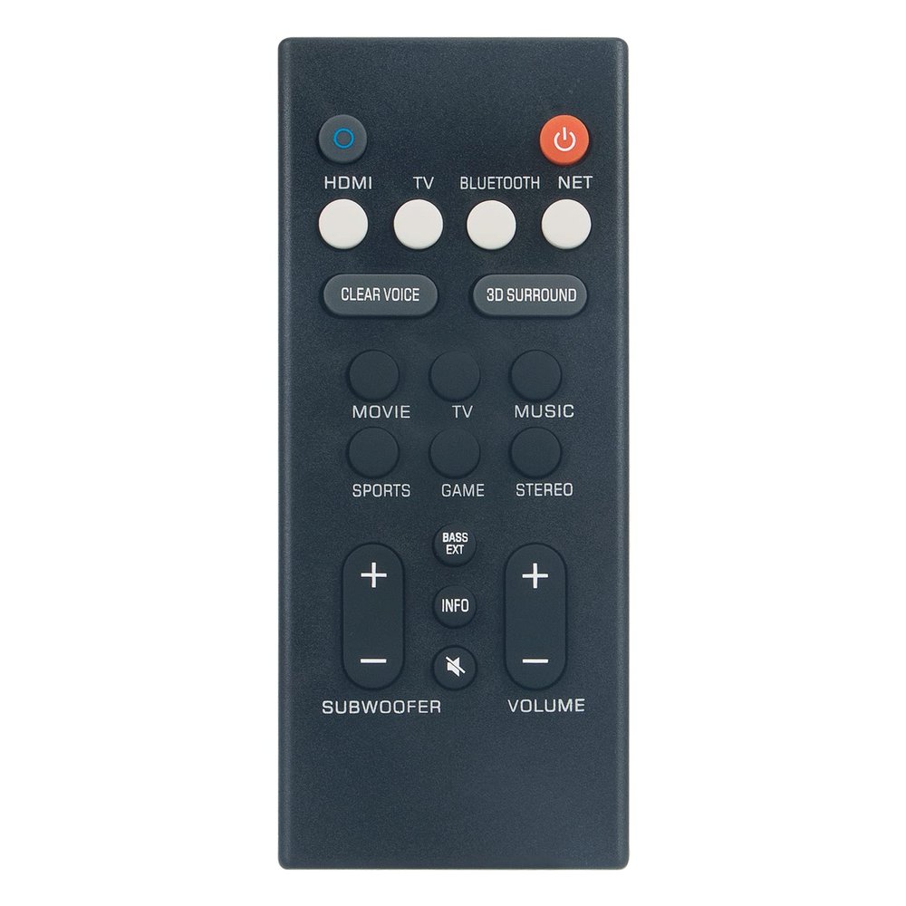 ALLIMITY VCQ9140 Replaced Remote Control Fit for Yamaha Soundbar Sound Bar Audio Speaker System YAS-109 YAS-209 ATS1080 ATS-1090 ATS-2090 ATS-1080 YAS-1080 VAF7640 ATS2090 YAS109 YAS1080