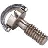 TEHAUX 2sets D-Ring Screw Camera Stainless Steel D-Ring Flat Head Slot Screw Action Camera Mount Adapter Tripod Quick Release 2pcs*2 view 3