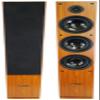 Rockville RockTower 68C Passive Tower Speaker, 8 Ohm, Classic Wood Grain, 500W Peak, 3-Way, Dual 6.5", MDF Cabinet, Detachable Grille, for Home Audio, 2-Piece view 1