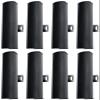Rockville Wet Array 4 Black 70V 60W Commercial Wall Mount Swivel Column Speaker, 2-Way Line Array Design, IP55 Waterproof, Indoor/Outdoor Use for Restaurants, Churches, Auditoriums (8 Item) view 1