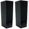 Rockville RockTower 68B Black Home Audio Tower Speakers Passive, 2-Pack view 1