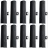 Rockville Wet Array 4 Black 70V Column Line Array Speakers with (4) 3.5-in Full-Range Drivers, 70W 8-Ohm, IP66 Waterproof, 4-Way Swivel Mount, for Church School Auditorium, 10-Piece view 1