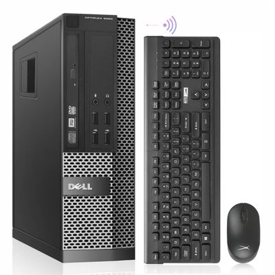 Dell OptiPlex 9020 Refurbished Desktop Computers Small Form Factor PC,i7 4770 16GB Ram,512GB NVMe M.2 SSD,128GB SSD,AC8260 Built-in WiFi,HDMI,Dual Monitor Support,Only by Titan ITAD(Renewed)