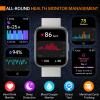 aeac Smart Watch for Women/Men, Fitness Watch, Alexa Built-in & Stable Bluetooth Call, with Heart Rate/SpO2/Sleep Monitor, 100 Sports, IP68 Waterproof Smartwatches for iOS Android view 4