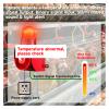 Y DIANS S Alarm Siren with Dry Contact Input 25W Waterproof Single Tone Industrial Security Alarm System with 120dB Horn LED Strobe Light AC220V SLA-01K view 4