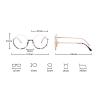 laureles Vintage Blue Light Blocking Round Reading Glasses Women Computer Eyeglasses Reader Half Frame Eyewear (C1, 1.50 Magnification) view 3