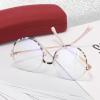 laureles Vintage Blue Light Blocking Round Reading Glasses Women Computer Eyeglasses Reader Half Frame Eyewear (C1, 1.50 Magnification) view 4