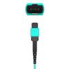 AMPCOM MPO to FC Breakout Cable 50/125m Multimode OM3-300(12 Fiber, MPO to FC, Type B, LSZH/Riser, UPC, Aqua) 50m (164ft) view 4