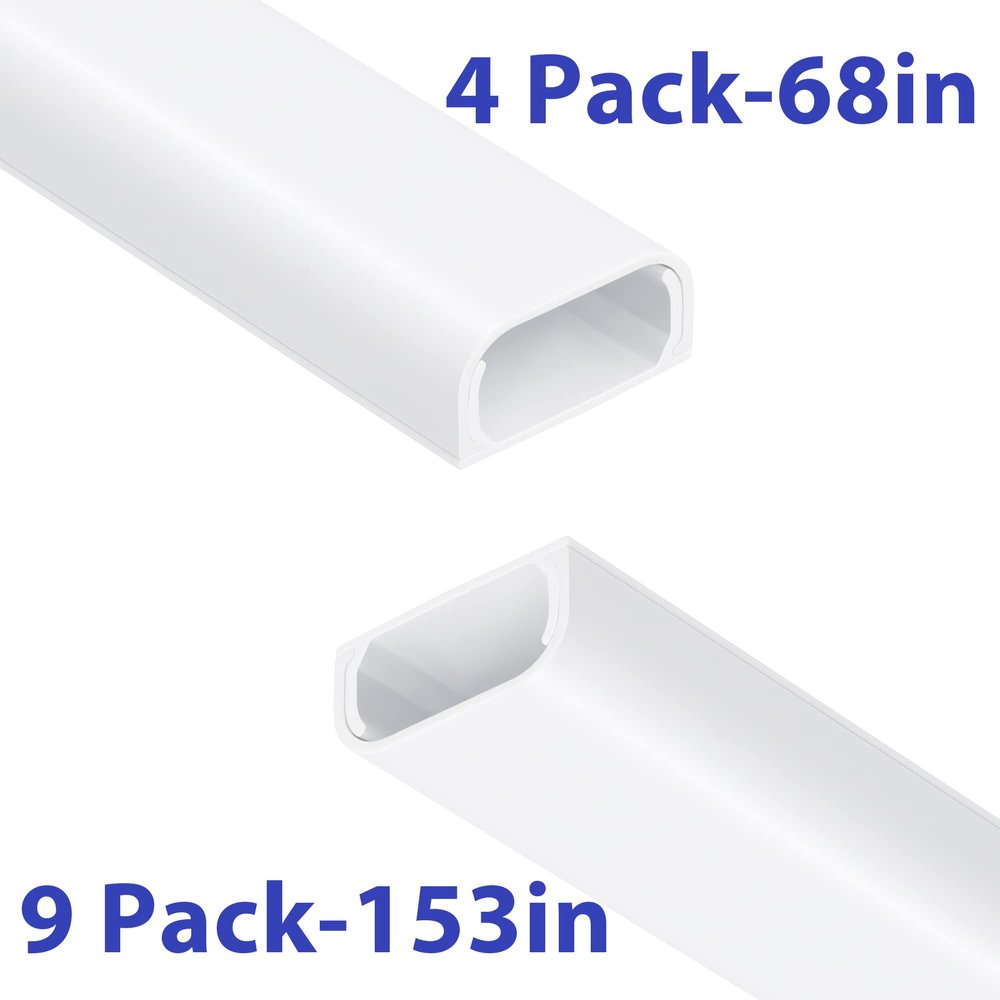 Cable Hider Raceway Kit 68in & 153in Bundle