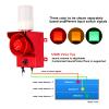 Y DIANS S Dry Contact Signal Triggered Security Siren Alarm Waterproof 120dB Horn Speaker Red Yellow Green Strobe Light Siren for Factory Fire Stations Harbours PLC System DC24V SLA-315 view 3
