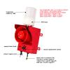 Y DIANS S Dry Contact Signal Triggered Security Siren Alarm Waterproof 120dB Horn Speaker Red Yellow Green Strobe Light Siren for Factory Fire Stations Harbours PLC System DC24V SLA-315 view 4