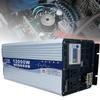 UIBAO 10000W/12000W Pure Sine Wave Inverter 24V/48V/60V/72V DC to 110V/220V AC Converter Car Transformer for Home,RV,Truck,Power Inverter with 2 AC Socket & Color Display Screen,12000W-72Vto220V view 1