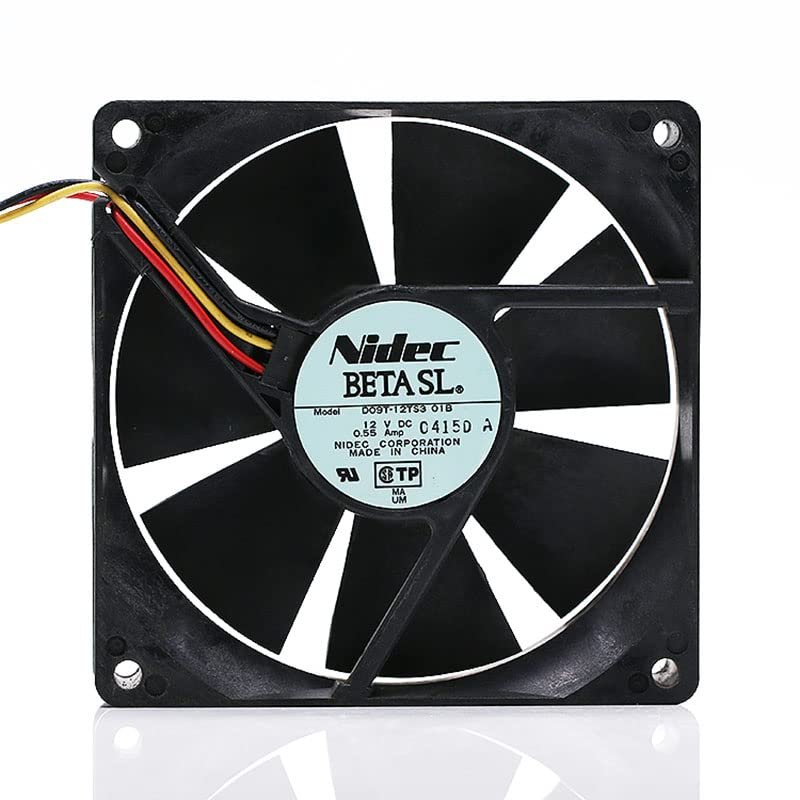 D09T-12TS3 01B Fan for 12V 0.55A 929225mm Cooling Fan