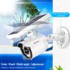 OOSSXX Solar Powered Outdoor Wireless Simulated Cameras Fake Camera Wire Free Solar Motion Light Motion Sensor Floodlights Spotlight view 2