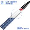 American Flag Car Truck Bullet Antenna with Valve Stem Caps, Universal Antenna Mast for GM Chevy Silverado 1500 2500 3500 HD Avalanche Ford F150 F250 F350 Heavy Duty Pickup Jeep Accessories (Black) view 3