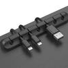 Cable Organizer Silicone USB Cable Winder Desktop Tidy Management Clips Cable Holder for Mouse Headphone Wire Organizer view 1
