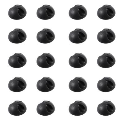 TEHAUX Cable Clips 20pcs Adhesive Wire Organizers Multipurpose Cord Holder for Electronics
