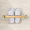 Bathroom Shoe Holder, Slippers Rack, Self Adhesive Shoe Hanger, Multifunction Towel Bar, Kitchen Dish Cloths Hanger, Wall Mounted (Size : 48 * 5cm) view 1