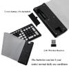 Seaciyan Wireless Silicone Keyboard, Portable Foldable Roll Up Soft Rubber Keyboard, Perfect for PC, Laptop and Travel (Black and Gray) view 3