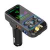 Bluetooth 5.3 FM Transmitter for Car, Stronger Microphone & HiFi Bass Sound, 48W PD&QC3.0 Bluetooth Car Adapter with Hands-Free Call, Noise Reduction, Scroll Wheel Design view 1