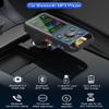 Bluetooth 5.3 FM Transmitter for Car, Stronger Microphone & HiFi Bass Sound, 48W PD&QC3.0 Bluetooth Car Adapter with Hands-Free Call, Noise Reduction, Scroll Wheel Design view 2