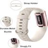 Hamile Bands Compatible with Fitbit Charge 4 / Fitbit Charge 3 / Fitbit Charge 3 SE, Waterproof Replacement Watch Strap Fitness Sport Band Wristband for Women Men, Small, Apricot view 2