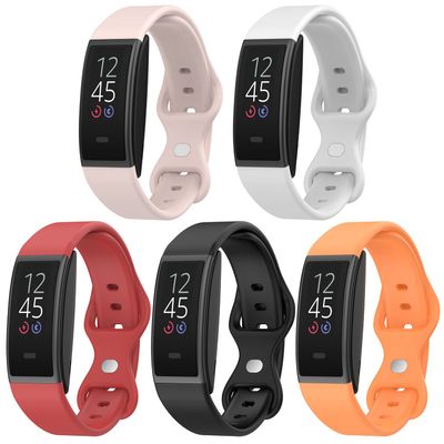 6Pack Bands Compatible with Fitbit Charge 6/Charge 5 Smart Watch Charge 6 Accessories Adjustable Silicone Replacement Straps Soft Sport Wristband